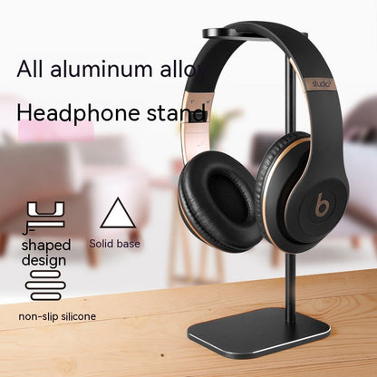Desktop Aluminum Alloy Head-mounted Headphone Bracket