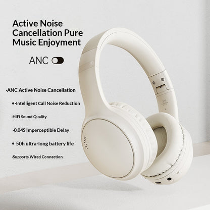 Noise-canceling Bluetooth Over-ear Headphones